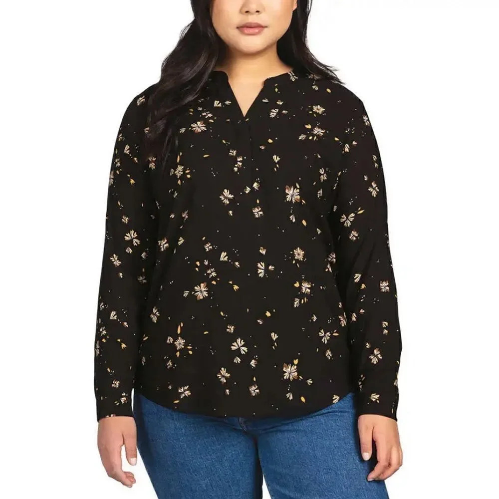 Hilary Radley womens Long Sleeve Blouse